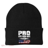 Pro Life God Gun And Trump Beanie thumb 0