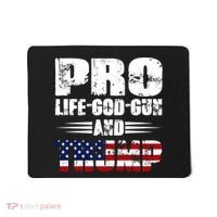 Pro Life God Gun And Trump Mousepad thumb 0