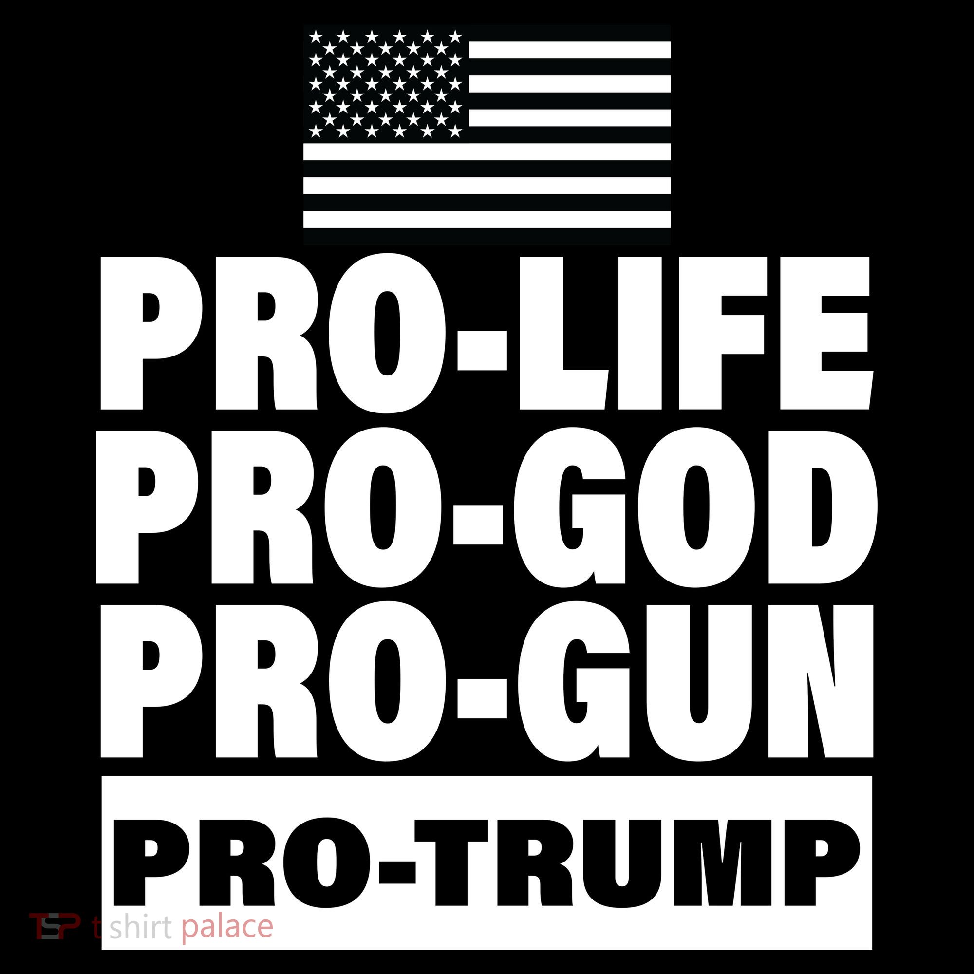 Pro-Life Pro-God Pro-Gun Pro-Trump Apron