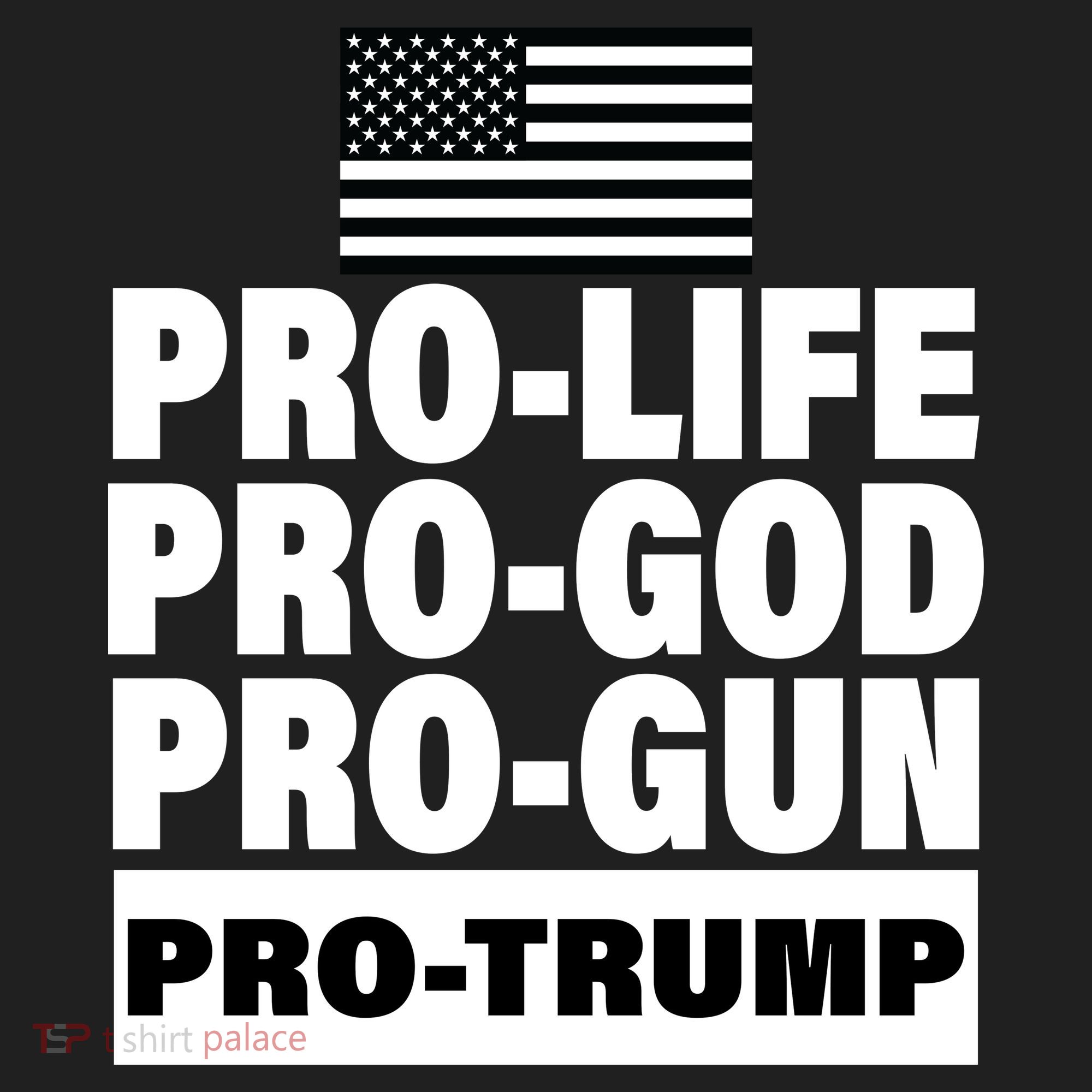 Pro-Life Pro-God Pro-Gun Pro-Trump Tumbler
