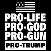 Pro-Life Pro-God Pro-Gun Pro-Trump Women's Tank Top thumb 5