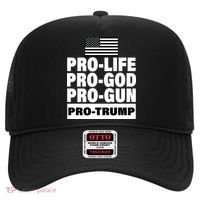 Pro-Life Pro-God Pro-Gun Pro-Trump Hat thumb 0