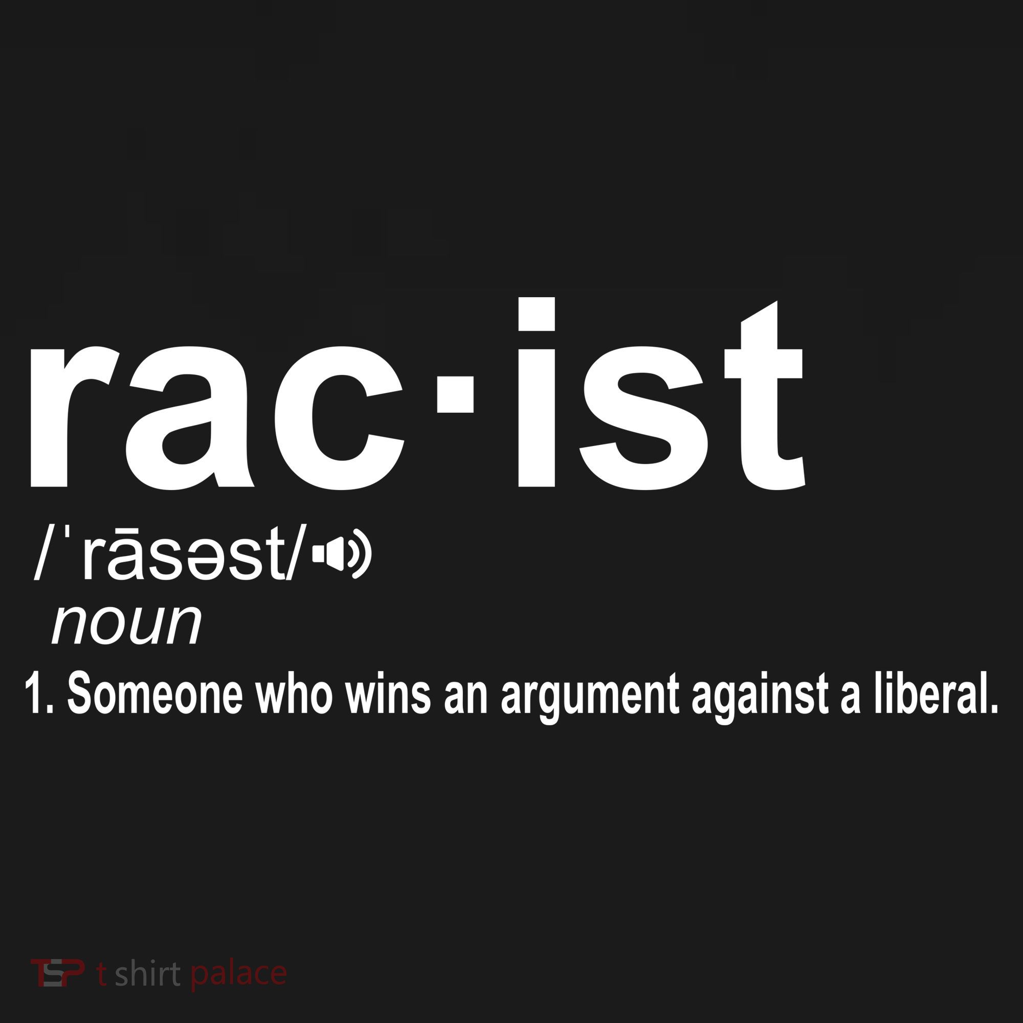 Pro Republican Funny The Liberal Racist Definition Doggie Tank