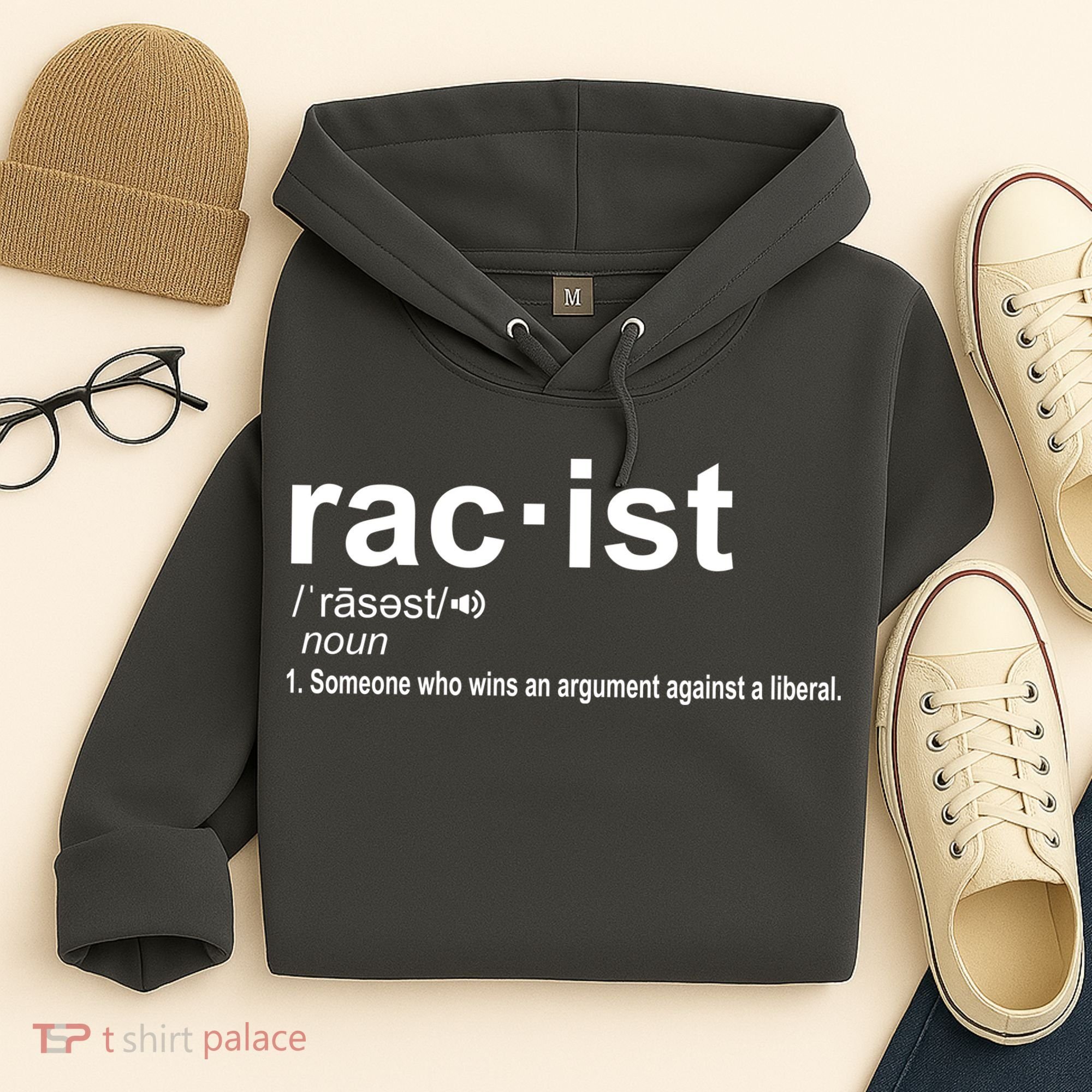 Pro Republican Funny The Liberal Racist Definition Hoodie