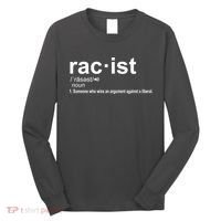 Pro Republican Funny The Liberal Racist Definition Long Sleeve Shirt thumb 0