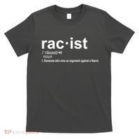 Pro Republican Funny The Liberal Racist Definition T-Shirt thumb 0