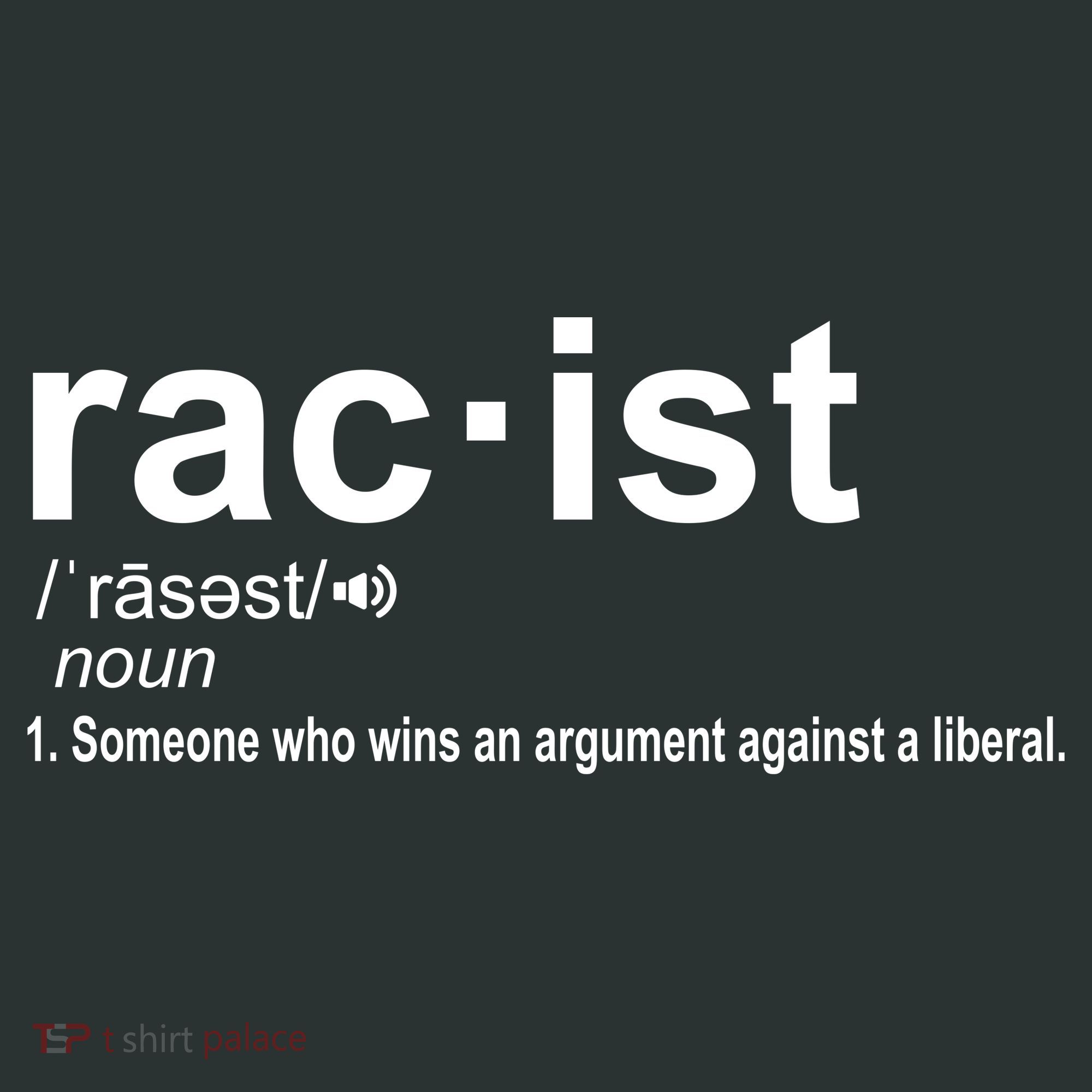 Pro Republican Funny The Liberal Racist Definition Mousepad