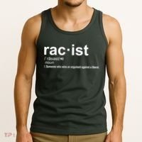 Pro Republican Funny The Liberal Racist Definition Tank Top thumb 3