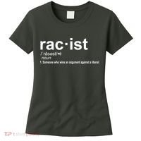 Pro Republican Funny The Liberal Racist Definition Women's T-Shirt thumb 0