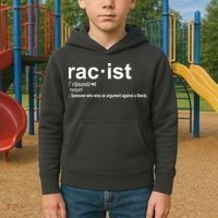 Pro Republican Funny The Liberal Racist Definition Kids Hoodie thumb 2