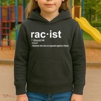 Pro Republican Funny The Liberal Racist Definition Kids Hoodie thumb 3