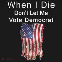 Pro Republican When I Die Don't Let Me Vote Democrat Kids Sweatshirt thumb 2
