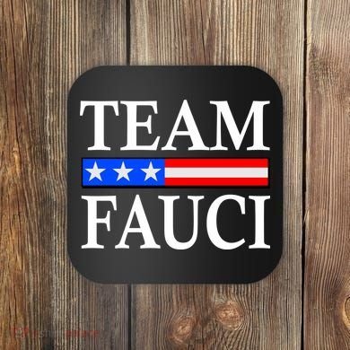 Pro Team Dr Fauci USA Flag Coaster