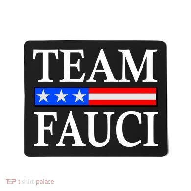 Pro Team Dr Fauci USA Flag Mousepad