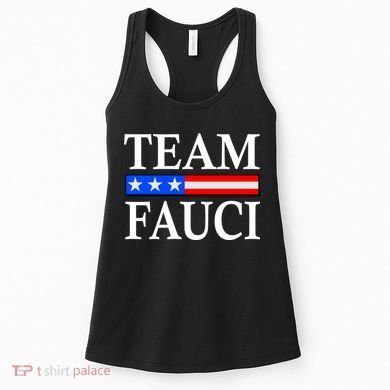 Pro Team Dr Fauci USA Flag Women's Tank Top