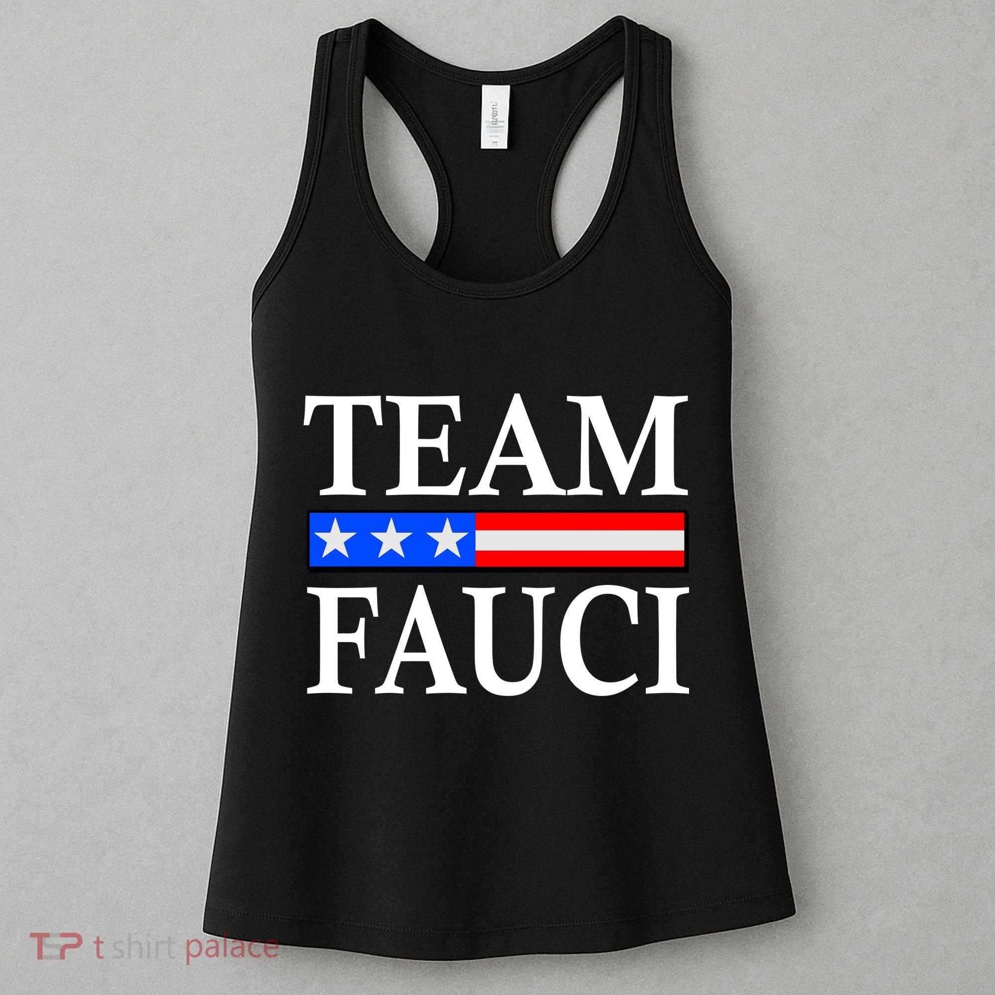 Pro Team Dr Fauci USA Flag Women's Tank Top
