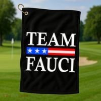 Pro Team Dr Fauci USA Flag Golf Towel thumb 1