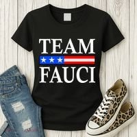 Pro Team Dr Fauci USA Flag Women's T-Shirt thumb 3