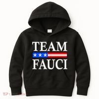 Pro Team Dr Fauci USA Flag Kids Hoodie thumb 0