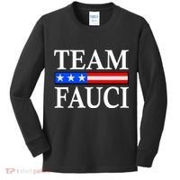 Pro Team Dr Fauci USA Flag Kids Long Sleeve Shirt thumb 0