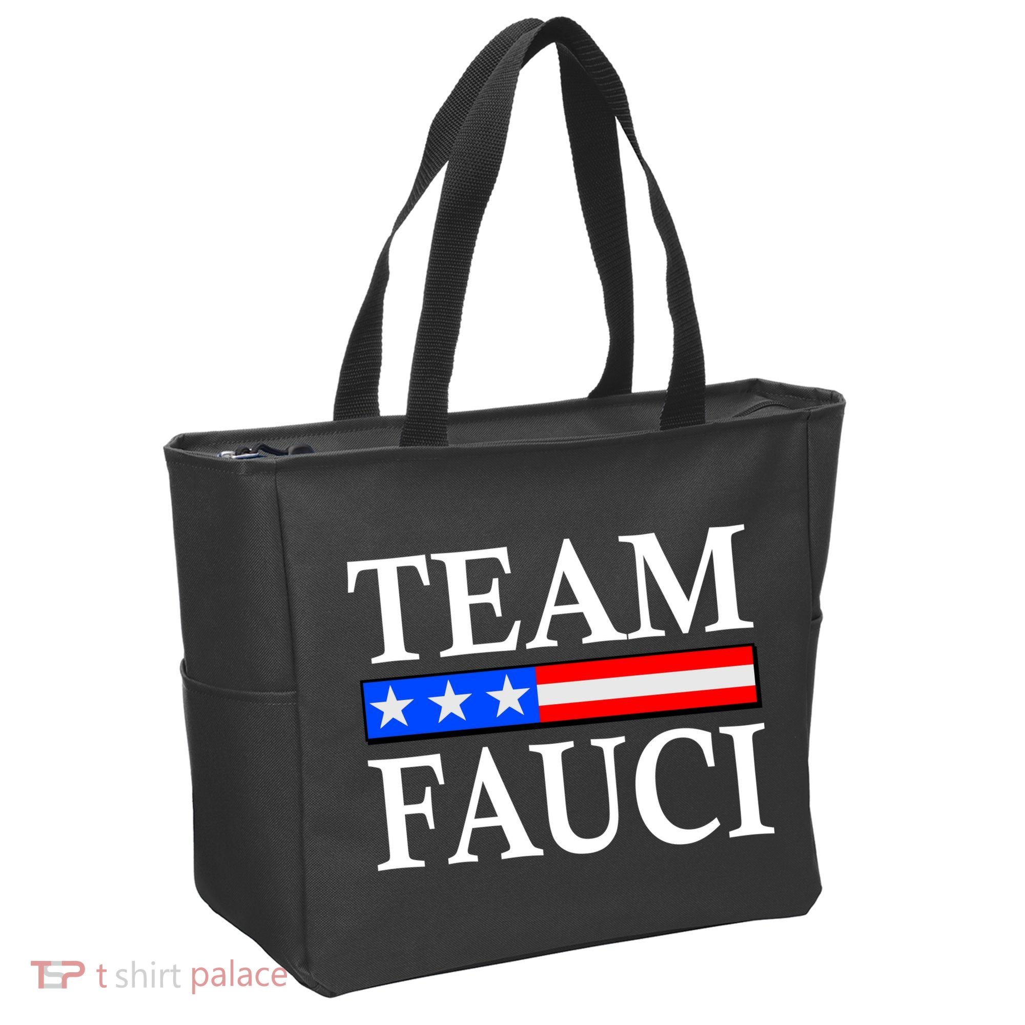 Pro Team Dr Fauci USA Flag Tote Bag