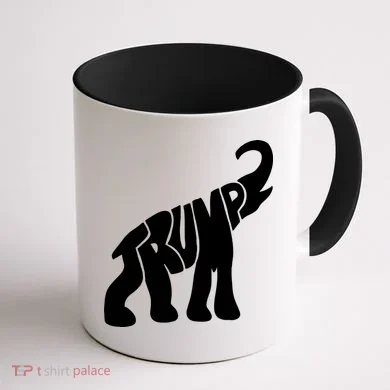 Pro Trump Elephant Coffee Mug back