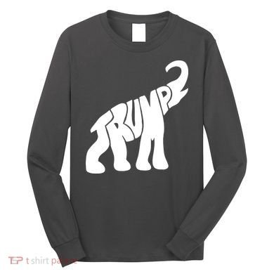 Pro Trump Elephant Long Sleeve Shirt