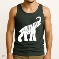 Pro Trump Elephant Tank Top thumb 3