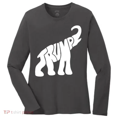 Pro Trump Elephant Women's Long Sleeve Shirt