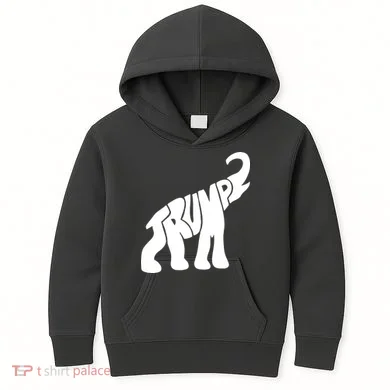 Pro Trump Elephant Kids Hoodie