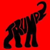 Pro Trump Elephant Santa Hat thumb 1