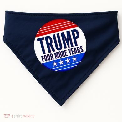 Pro Trump Four More Years USA-Made Doggie Bandana
