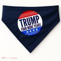 Pro Trump Four More Years USA-Made Doggie Bandana thumb 0