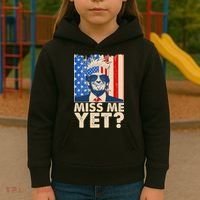 Pro Trump Miss Me Yet! Kids Hoodie thumb 3
