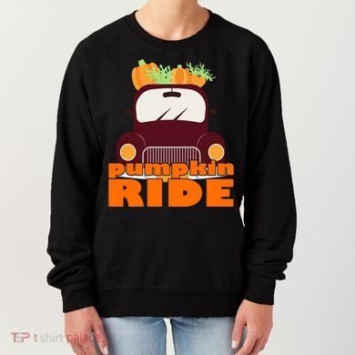 Pumpkin Ride October Fall Women's Sweatshirt