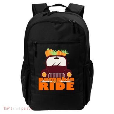 Pumpkin Ride October Fall Backpack