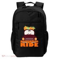 Pumpkin Ride October Fall Backpack thumb 0