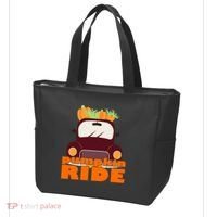 Pumpkin Ride October Fall Tote Bag thumb 3