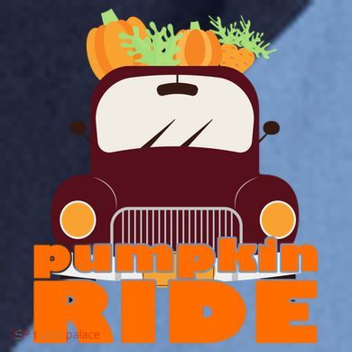 Pumpkin Ride October Fall Raglan Baseball Sleeve Shirt