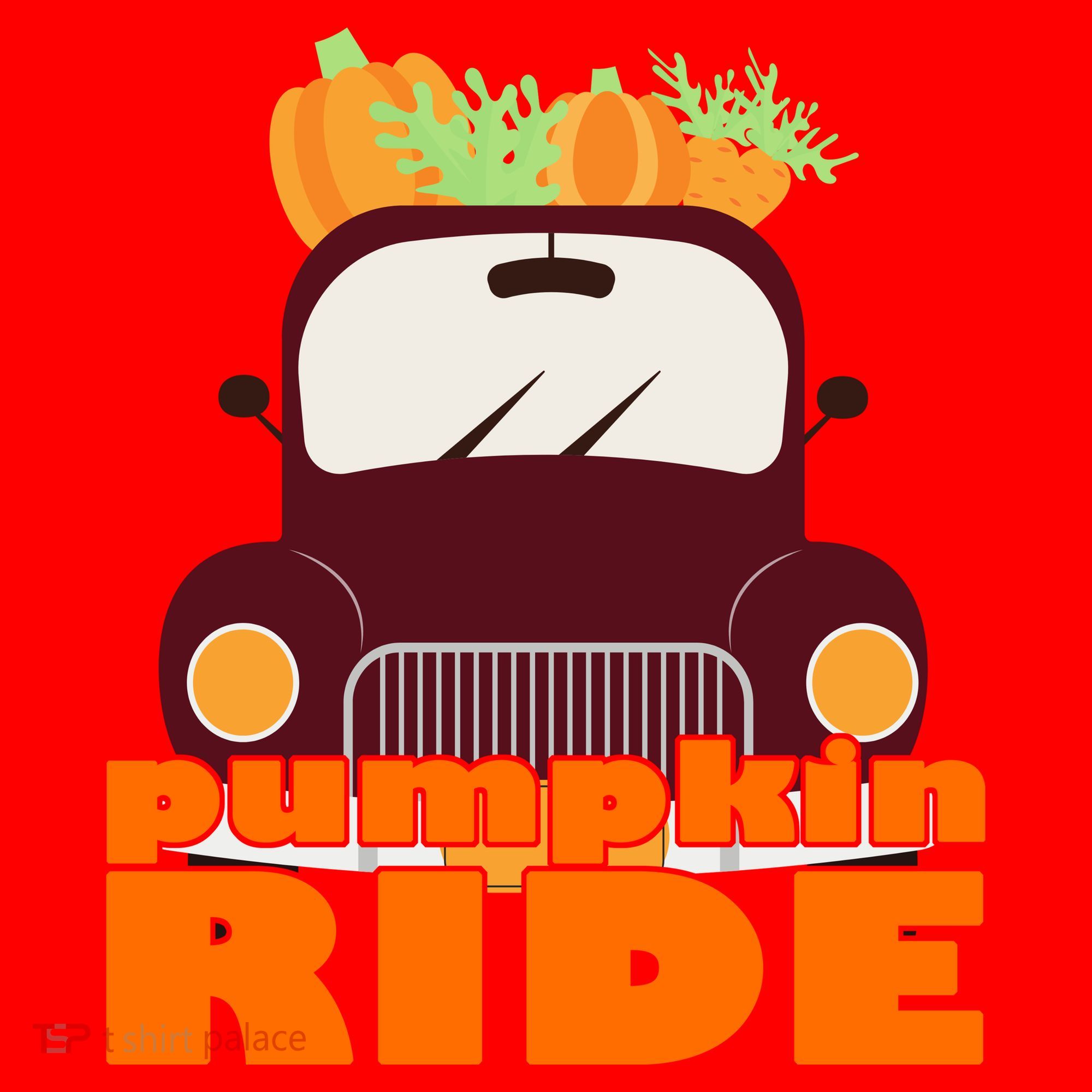 Pumpkin Ride October Fall Santa Hat