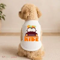 Pumpkin Ride October Fall Doggie Tank thumb 2