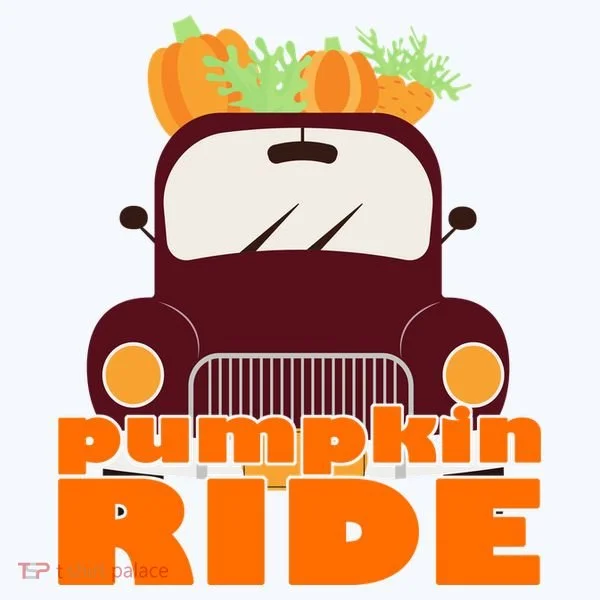 Pumpkin Ride October Fall Doggie Tank