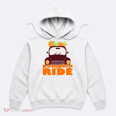 Pumpkin Ride October Fall Hoodie