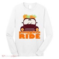Pumpkin Ride October Fall Long Sleeve Shirt thumb 0