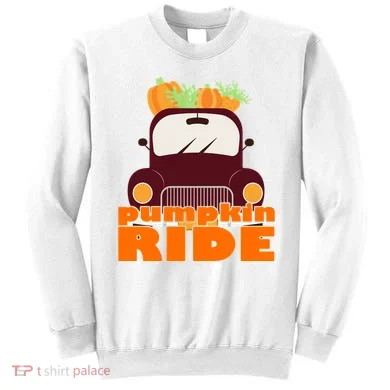 Pumpkin Ride October Fall Sweatshirt