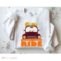 Pumpkin Ride October Fall Sweatshirt thumb 2