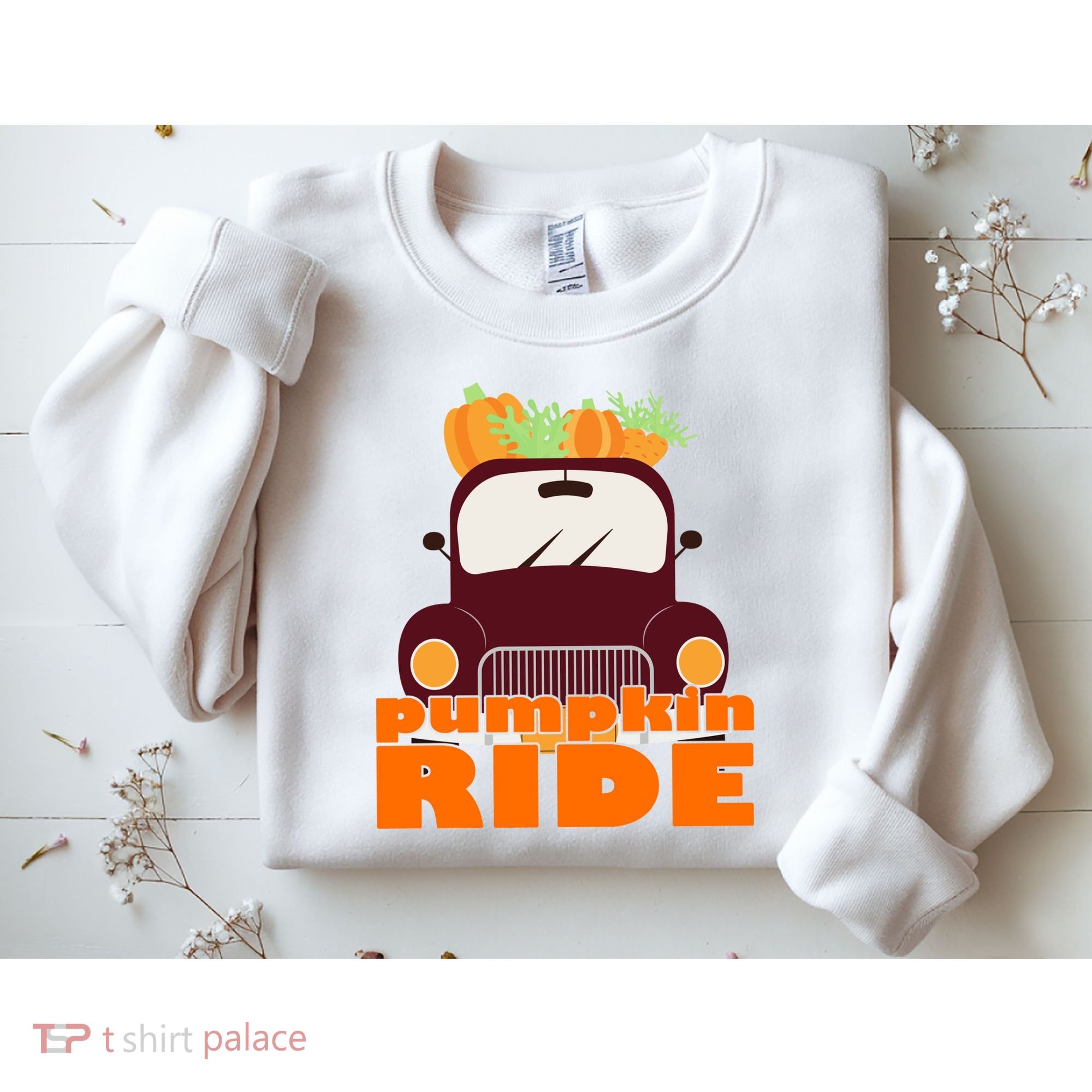 Pumpkin Ride October Fall Sweatshirt