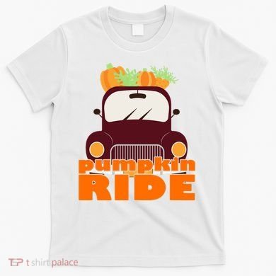 Pumpkin Ride October Fall T-Shirt