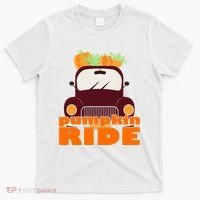 Pumpkin Ride October Fall T-Shirt thumb 0