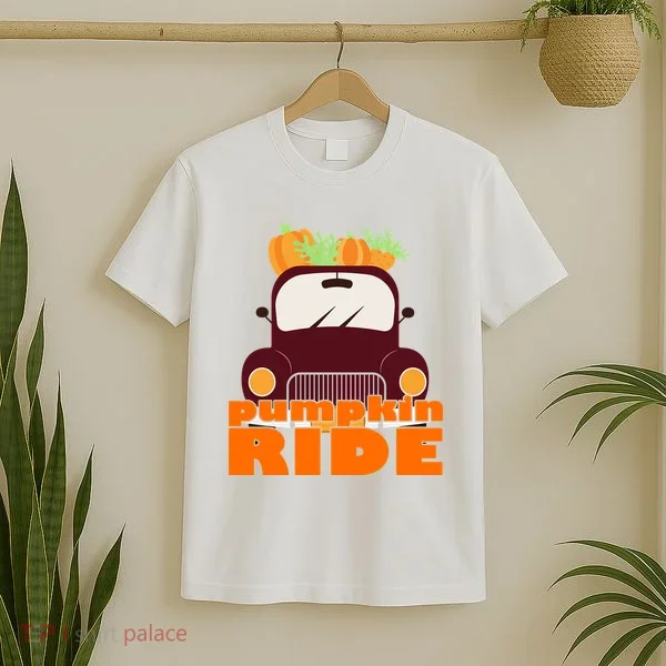 Pumpkin Ride October Fall T-Shirt